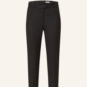 NWT Hugo Boss Black Trousers With Zipped Hems